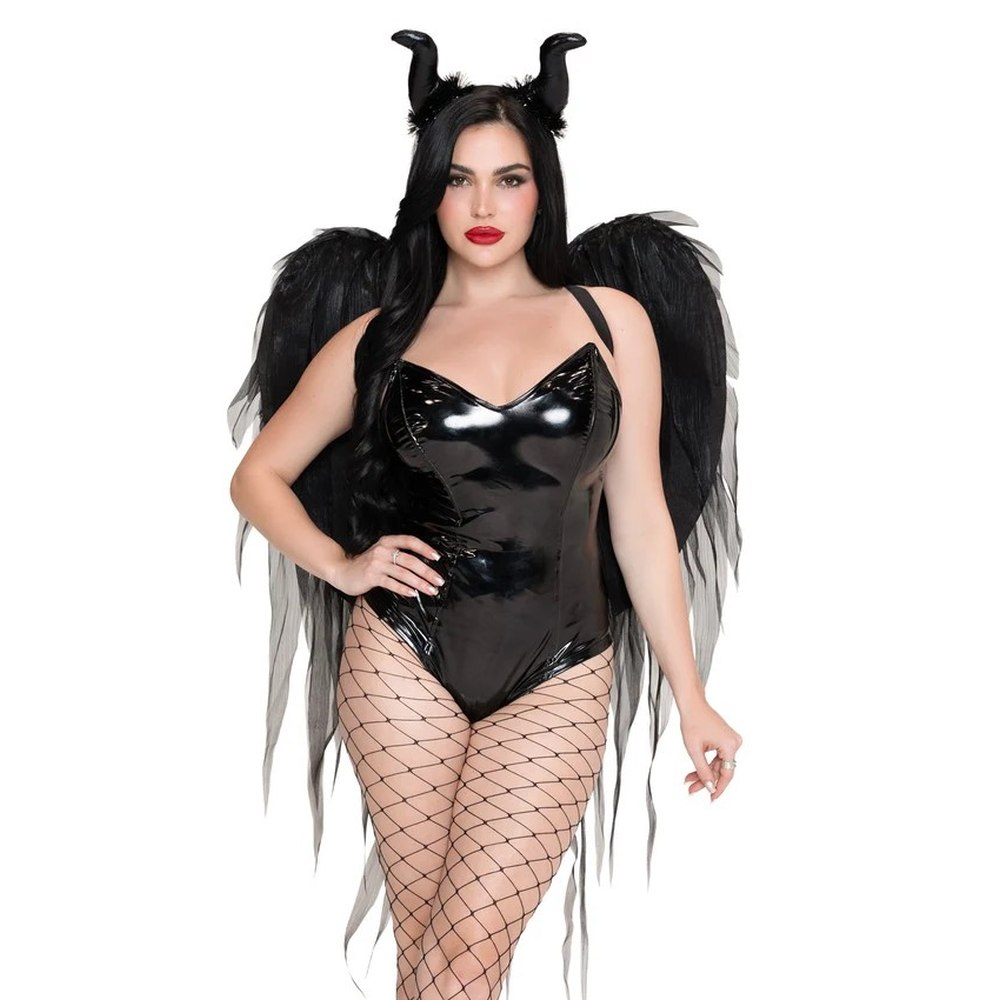 Leg Avenue - Dark Enchantress Wings and Horn Set Ensemble d'accessoires de costume - Noir